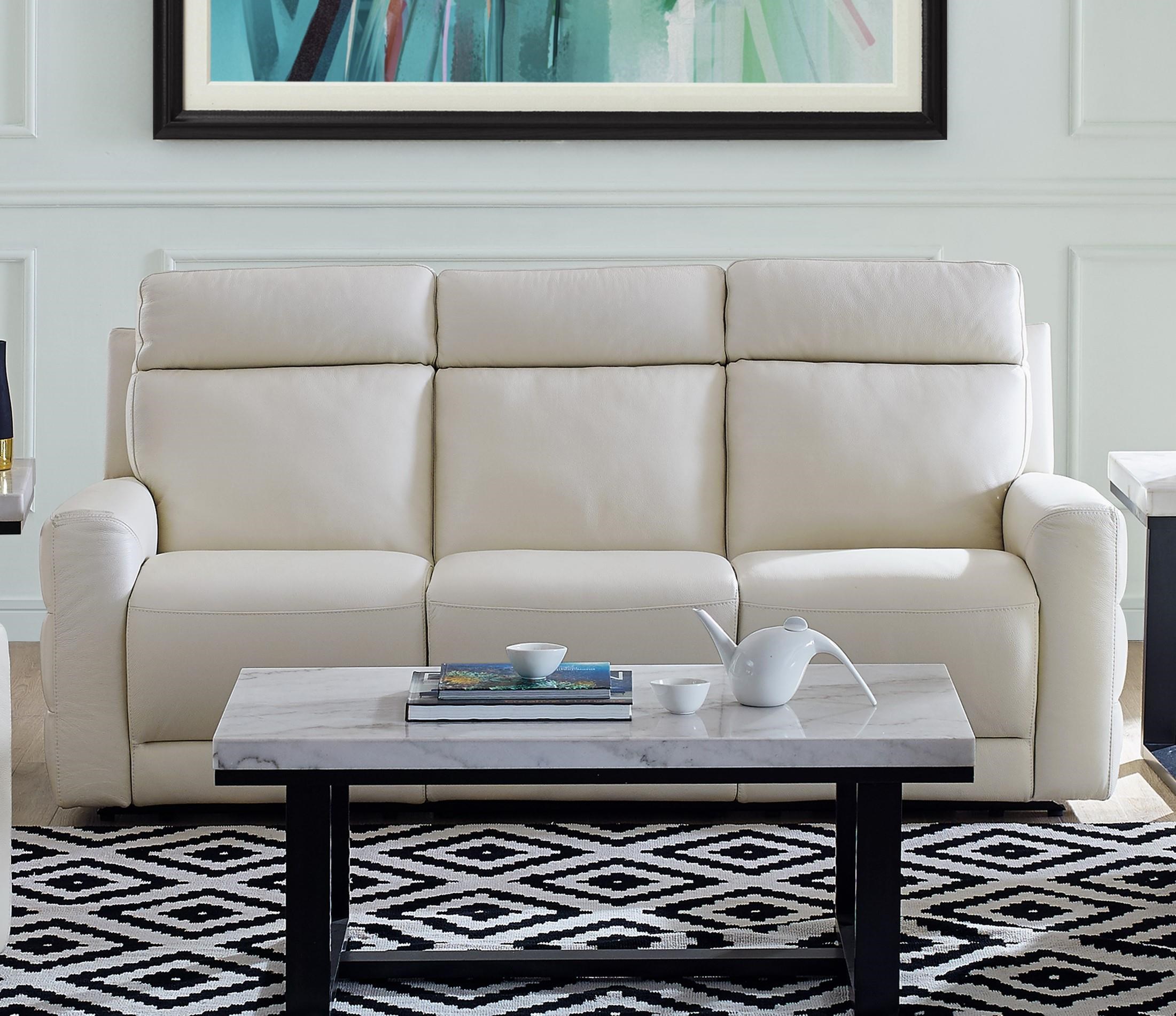 Natuzzi Editions Benevolo 101795360 Leather Power Reclining Sofa Baer